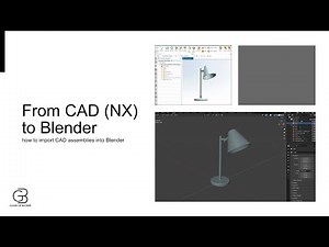 How to Import CAD Assemblies into Blender (STEP/IGES to Blender Workflow