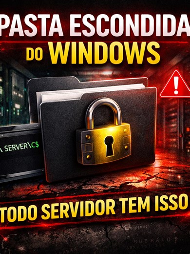 🔥A PASTA ESCONDIDA QUE TODO WINDOWS SERVER TEM! Curso de formação Windows Server 2025: Borapranuvem.com.br #WindowsServer #ActiveDirectory #SysAdmin #InfraestruturaTI #AdministradorDeRedes #VidaDeTI #WindowsServer2025 #SegurançaDaInformação