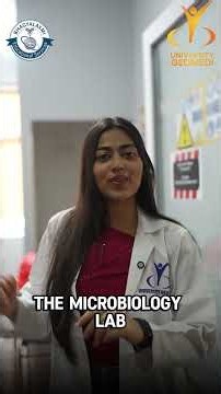 Inside the Microbiology Lab at University Geomedi! #mbbsingeorgia