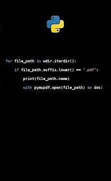 Extract Links from All PDFs in a Folder Using Python #pymupdf #pdfautomation #coding