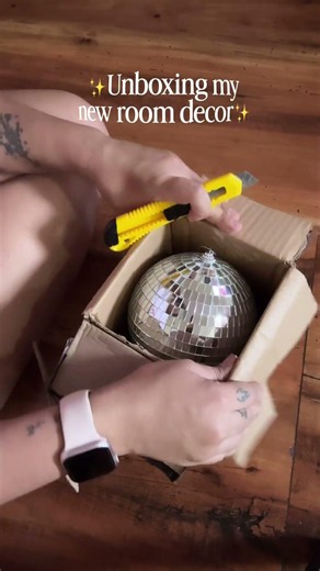 Me: I don’t need more decor.Also me the second I see a disco ball. 🪩✨