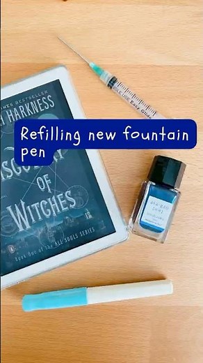 Refill a fountain pen cartridge with me!