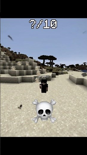 Minecraft Quicksand Trap Moment💀 #minecraft #shorts