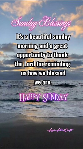 19K views · 183 reactions | Sunday Blessing|Its a beautiful sunday morning and a great opportunity to thank lord for reminding us how we blessed we are.. #sunday #reels #goodmorning #dailypost Credit to the owner of this video clip.. https://pin.it/1rizM1Z | Angie in Malaysia | Facebook
