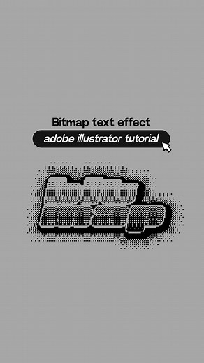 Adele Ix on Instagram: "Bitmap Text Effect in Adobe Illustrator Share and save for later✨ And let me know in the comments if you want more Illustrator tips! Follow for more design tutorials❣️ #graphidesign #adobeillustrator #adobetutorial #designprocess #designguide #howtomake #illustratortutorial #illustratortips #adobetool #pixelart #bitmapart #bitmap #bitmaptext"