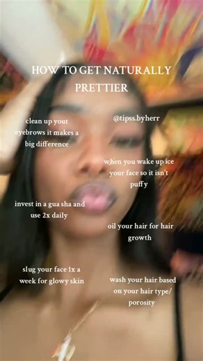 how to get naturally prettier #glowupchallenge #skincare #haircare #tips #tipssbyherr #fyp #viral #summer