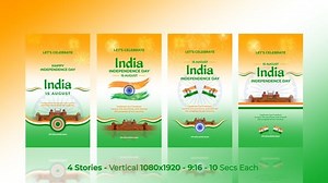 Videohive India Independence Day Celebration Stories - 53655869 AEdownload.com