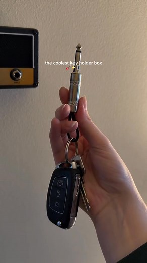🎸 Couldn’t resist this Marshall amp-style key holder — it’s the coolest thing by my door! 🔑 Every time I hang my keys, I feel like I’m plugging in for a gig! 🤘 | BoundsithinA