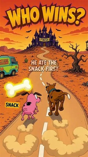 Courage vs Scooby — Last Dog Alive, WHO WINS? 🏁💀