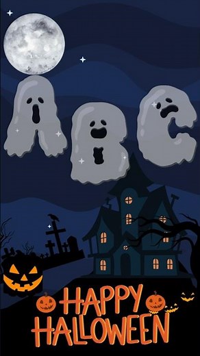 Spooky Halloween Alphabet Song 🔤 Learn A to Z 🎵 Fun Educational Song!