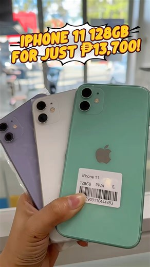 🔥 STEAL DEAL! iPhone 11 128GB for only ₱13,700! Clean camera, smooth performance, and premium look 😍 Grab yours now before stocks run out! 📦 🏬 Kc Gadget PH Branches 📍 Lipa Branch – In front of De La Salle Lipa ☎️ 0920-323-6637 📍 Lemery Branch – In front of SM Lemery ☎️ 0920-323-6637 📍 Cebu (Bogo City Branch) – Pelaez St., Sambag, Bogo City, Cebu 🗺 Landmark: In front of Jehovah’s Witnesses Bogo ☎️ 0909-623-3744 📍 Danao Branch – Beattriz Village, Poblacion, Danao City, Cebu 🗺 Landmark: N