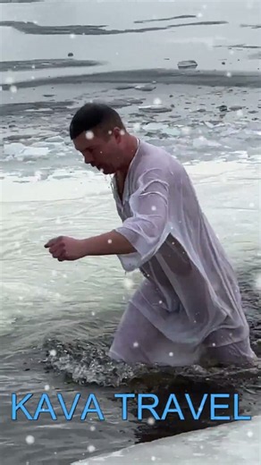EPIPHANY BATHING | SWIMMING WINTER #152 #bathing #ice #swimming #baptism #epiphanybathing