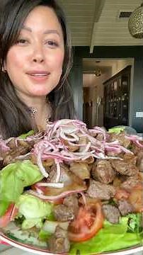 Shake shake! Shaking beef is one of the five most iconic Vietnamese dishes. Bo luc lac.
