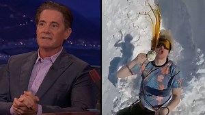 204K views · 1.2K reactions | #CONAN Highlight: Kyle MacLachlan isn’t a big cherry pie fan, but he does like his coffee "black as midnight on a moonless night.” #TwinPeaks | Team Coco | Facebook