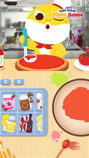 Baby Shark Pizza Game - Fun Cooking App for Kids