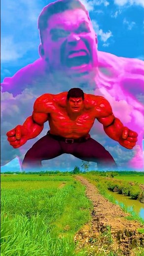 Transform into pink hulk to destroy red hulk to avenge spiderman's team