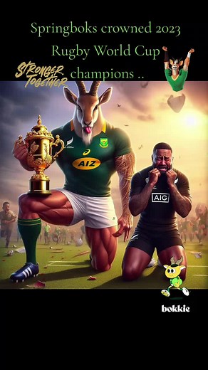 Springbok Rugby World Cup 2023 Animation - Bokkie Step Lion