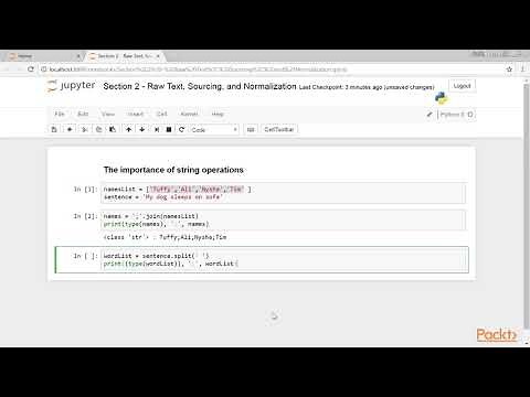Text Processing using NLTK in Python: The Importance of String Operations| packtpub.com