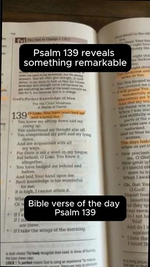 Psalm 139 reveals something remarkable #bible #bibleverse