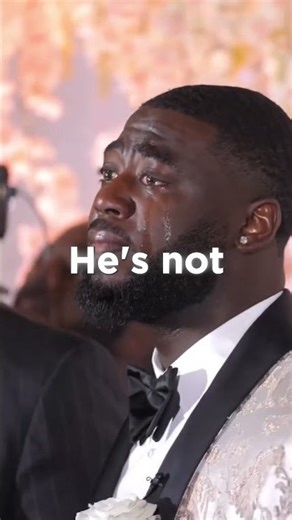 Inspiring man crying on his Wedding Day! #shorts