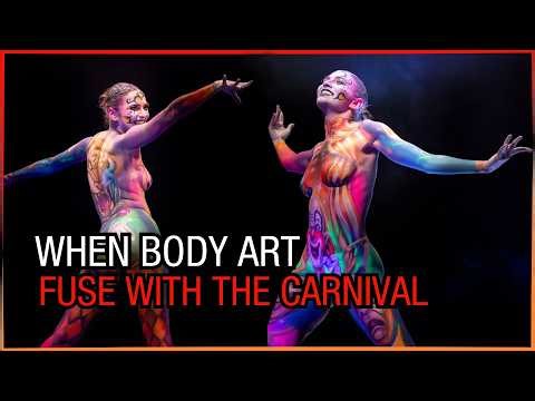 When Body Art fuse with Carnival - when models get ready for the World Championship 2026 in Spain