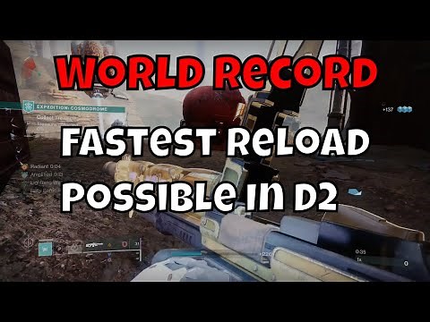 World Record Fastest Reload In D2 Using A Machine Gun - Both Viewpoints