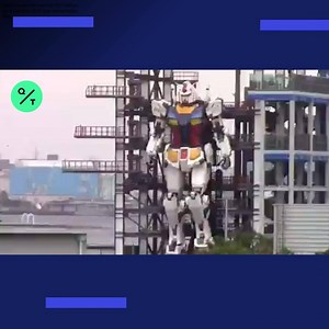 8.9K views · 52 reactions | WATCH: A 25-ton Gundam robot comes to life in Yokohama, Japan. This 59-foot-tall robot based on the 1970's anime show is meant to be featured in the Gundam Factory Yokohama. Its opening has been postponed due to the coronavirus pandemic. | Bloomberg Originals | Facebook