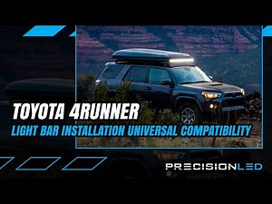 Toyota 4Runner LED Light Bar How To Install | Universal Compatibility