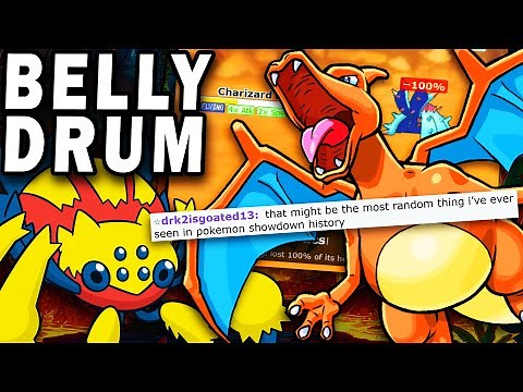 BELLY DRUM CHARIZARD DESTROYS OU WITH FLYING TERA!