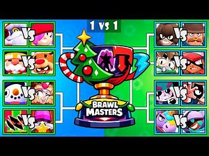 CHRISTMAS vs STRANGER THINGS | Who Is The Best Brawler | Brawl Stars Tournament