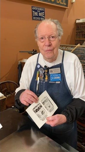 When a print becomes the real thing. We received a gift from a viewer!