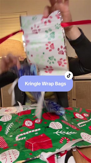These quick wrap bags will speed up wrapping Christmas gifts so much. I used to hate wrapping gifts every year and now I’m actually kinda looking forward to it. This 50 bags all different sizes with all different patterns. #bfcm #tiktokshopblackfriday #tiktokshopcybermonday2025 #tiktokshopcreatorpicksforyou #wrappingbags
