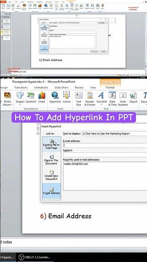 😊 How To Add #hyperlinks in #powerpoint #tutorial for #beginners #shorts
