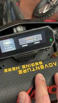 How to change display from KM to Miles on a 2026 Kayo eC2i Electric Dirt Bike.