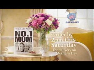 Moonpig Mother's Day Advert (order and delivery) 2013 voiced by Michelle Archer