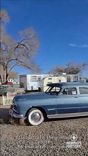 Exploring a Real Route 66 RV park! #shorts