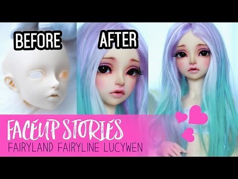 Repainting Dolls - Fairyland Lucywen - Faceup Stories ep.51