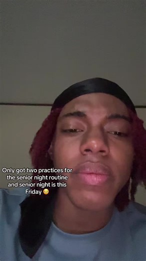 Prepping for Senior Night Cheerleading Routine