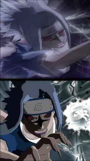 Sasuke Onyx Chidori Ultimate Jutsu Evolution in Naruto Ultimate Ninja Series #narutostorm #sasuke