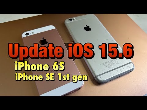 How to Update iOS 15.6 on iPhone SE and iPhone 6s