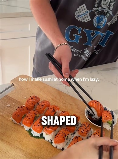Easy Sushi Making with an Ice Cube Tray