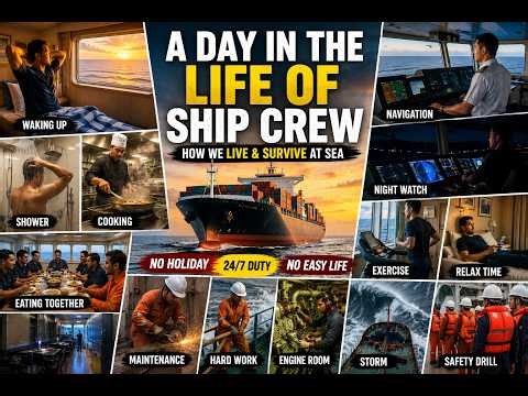 Ship Crew Daily Life Explained | Work & Survival at Sea