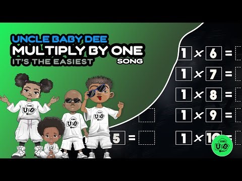 🎵 Multiply by One Song | Easy Math for Kids | Uncle Baby Dee