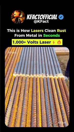 Laser Removes Rust Instantly with High-Voltage Power! ⚡🔥