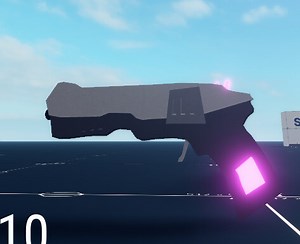 Gun doesnt go in hand even tho its unanchored?