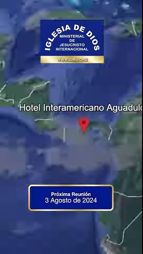 🇵🇦 Próximas reuniones de la Iglesia en Panamá, Aguadulce y Chitré – 3 de agosto de 2024 https://www.idmji.org/🇵🇦-proximas-reuniones-de-la-iglesia-en-panama-aguadulce-y-chitre-3-de-agosto-de-2024/ Informamos que el sábado 3 de agosto de 2024, se llevarán a cabo las reuniones de la Iglesia de Dios Ministerial de Jesucristo Internacional en las ciudades de Aguadulce y Chitré. AGUADULCE Punto de encuentro: Hotel Interamericano Aguadulce Carretera Interamericana Panamá, Provincia de Coclé Sábado 