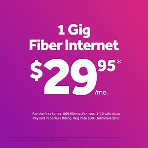 Gear up for back to school with Sparklight: Get 1 Gig Fiber Internet for just $29.95. | Sparklight