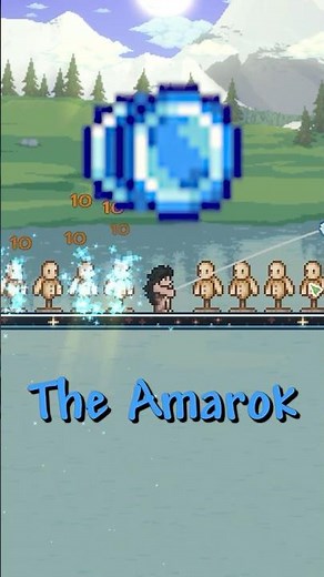 Weapon Testing in Terraria – Amarok #terraria #shorts #gaming