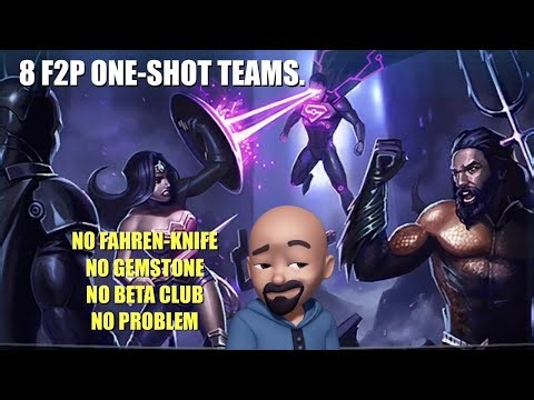 8 Old-School Free 2 Play (F2P) Teams for your daily PIPs! Injustice 2 Mobile