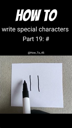 How to write special characters | Part 19: #